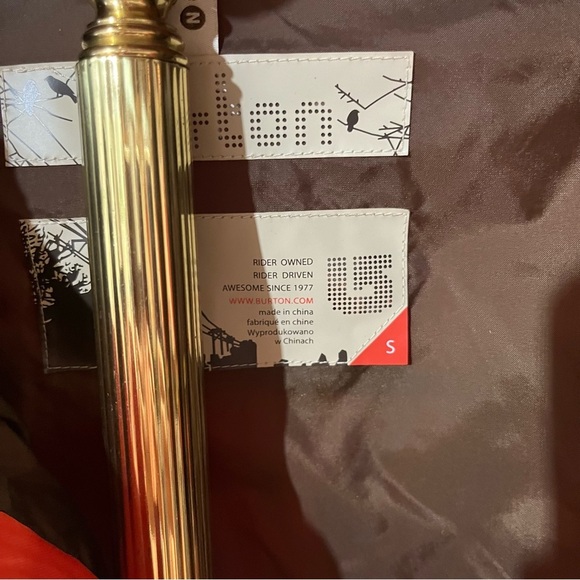 BURTON ~ Women’s Orange Ski/Snowboard After Hours Jacket Hooded Small - Picture 15 of 15